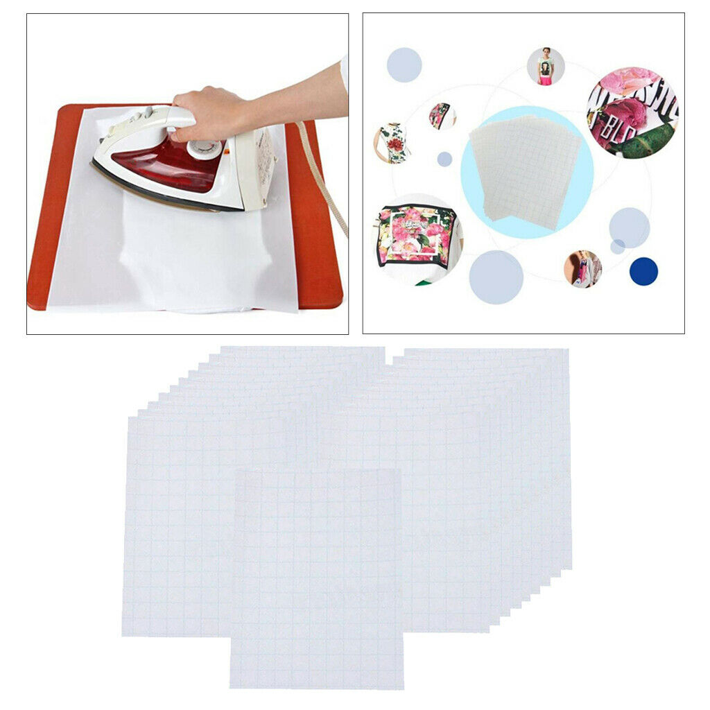 20x Heat Transfer Paper Embellishments for Iron On T Shirts Other Fabric Cloth