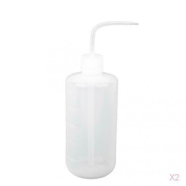2pcs 500ML Garden Plant Watering/ Tattoo Plastic Squeeze Water/ Soap Wash Bottle