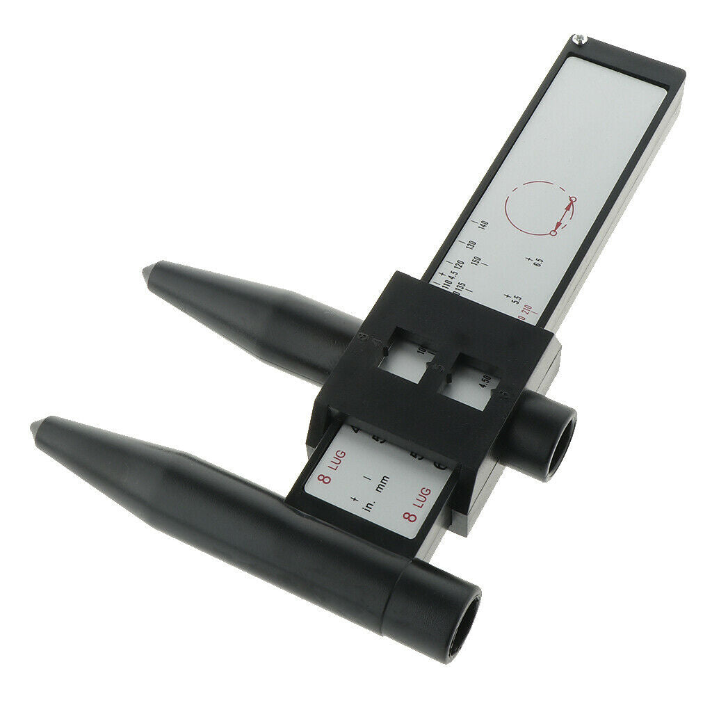 Wheel Rim  Pattern Measure Gauge Tool Common 4 5 6 8 Lug Car PCD Ruler
