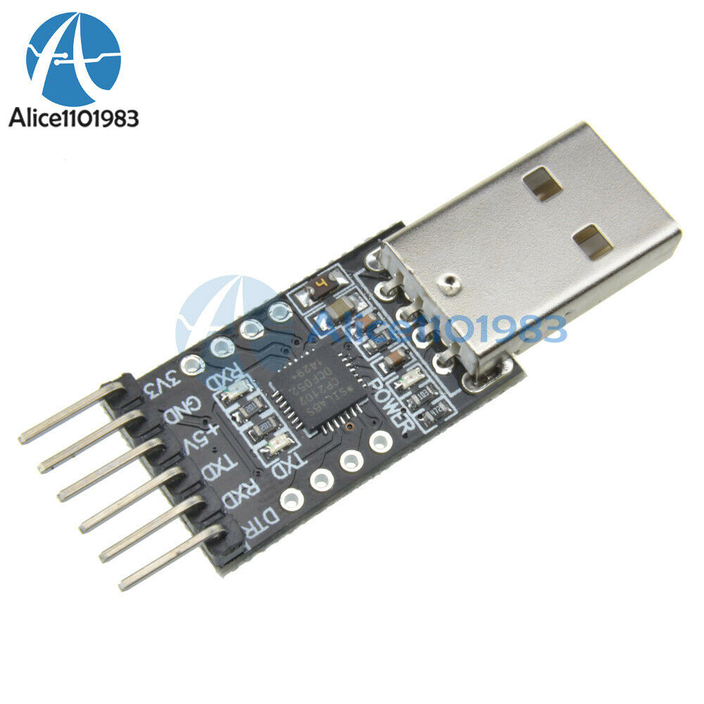 10PCS 6Pin USB 2.0 to TTL UART Module Serial Converter CP2102 STC Replace FT232