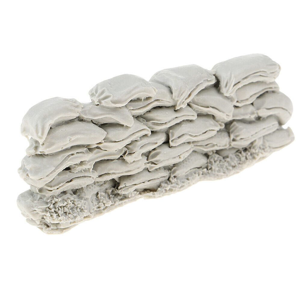 5x 1:35 Scale Unpainted Sandbags Models Scenario Layout Kit Accessories