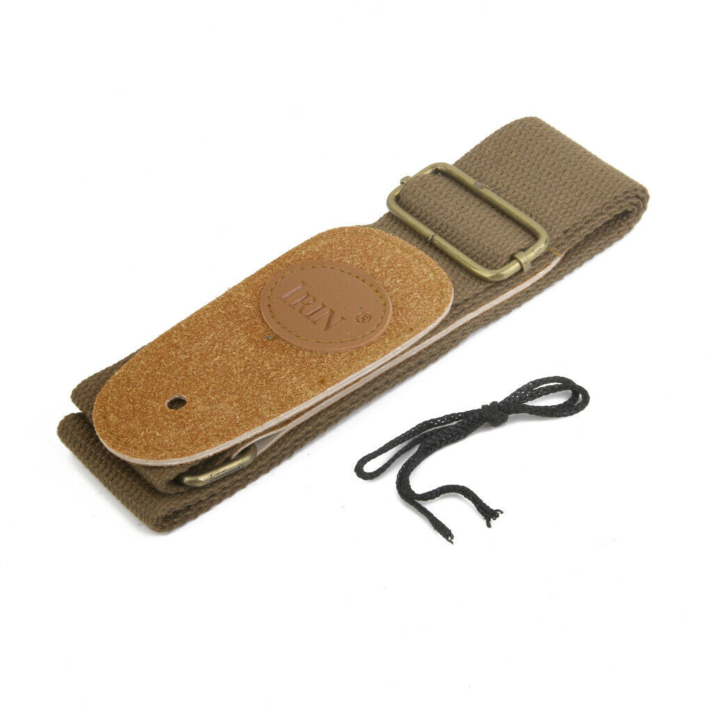 Durable Adjustable Nylon Strap Belt for Electric Acoustic Bass/Guitar Coffee