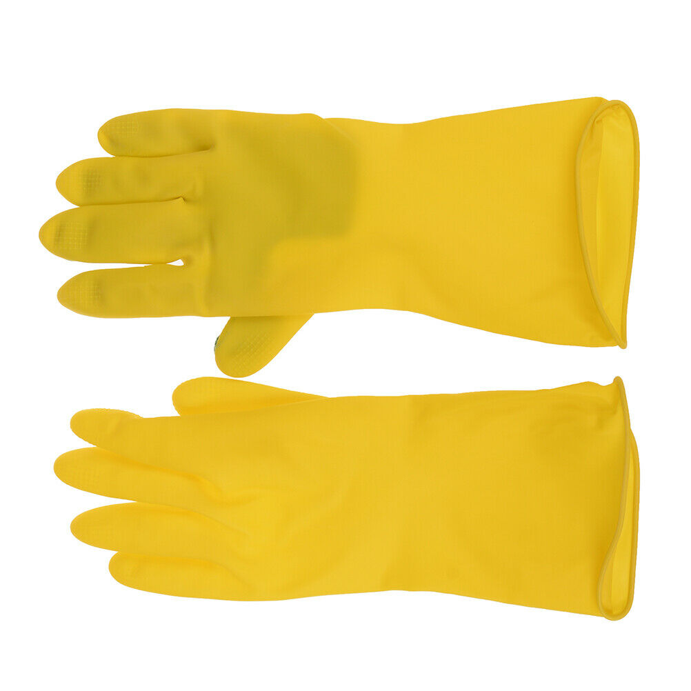 Scrub Gloves Dish Washing Cleaning Silicone Sponge Rubber Soft Scouring K.l8