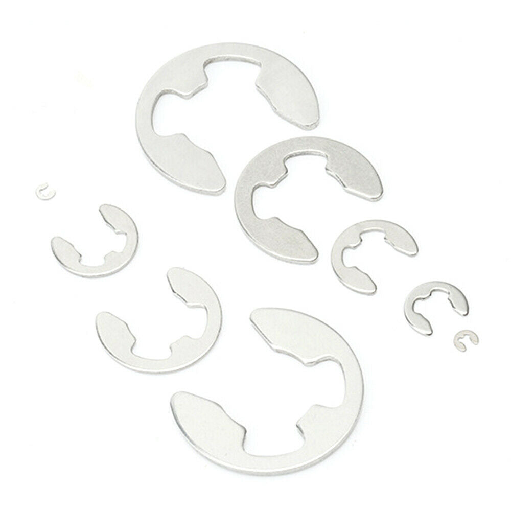 290PCS 1.2-15 mm 304 Stainless Steel External Ring Circlip Washer Assortment Kit