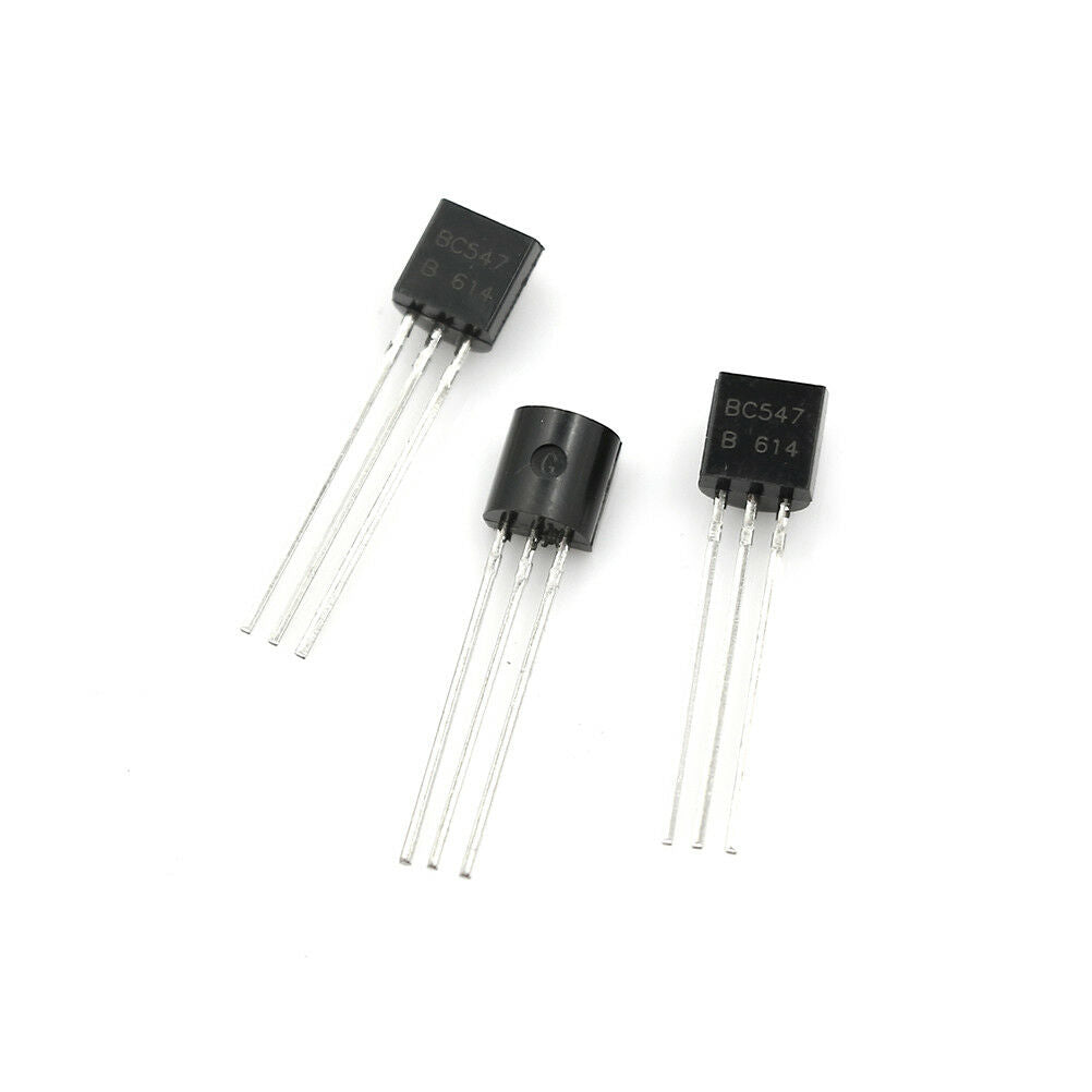 100Pcs Bc547 To-92 Npn 45V 0.1A Transistor Compone hiSJCA