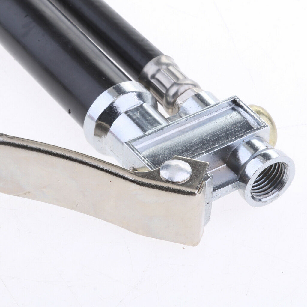 Tire Inflator Gun Dual Head Air Pressure Filler Gauge Truck Manometer Hose