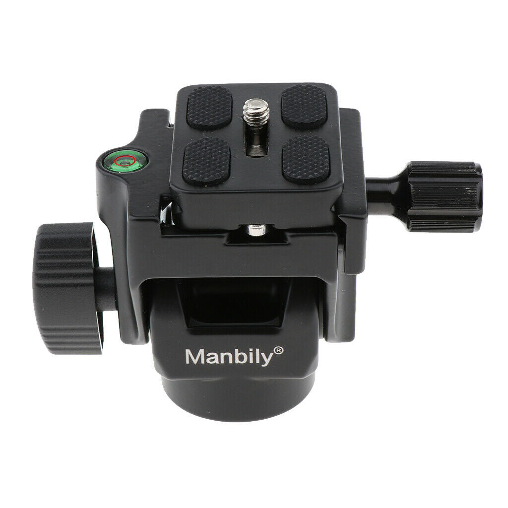 Professional Metal Tripod Ball Head with 1/4 inch Quick Release Plate, for DSLR