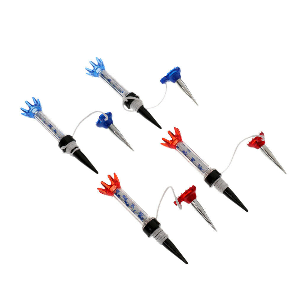 MagiDeal 8 Pieces 80mm Plastic Magnetic Golf Tees with Anchor Random Color