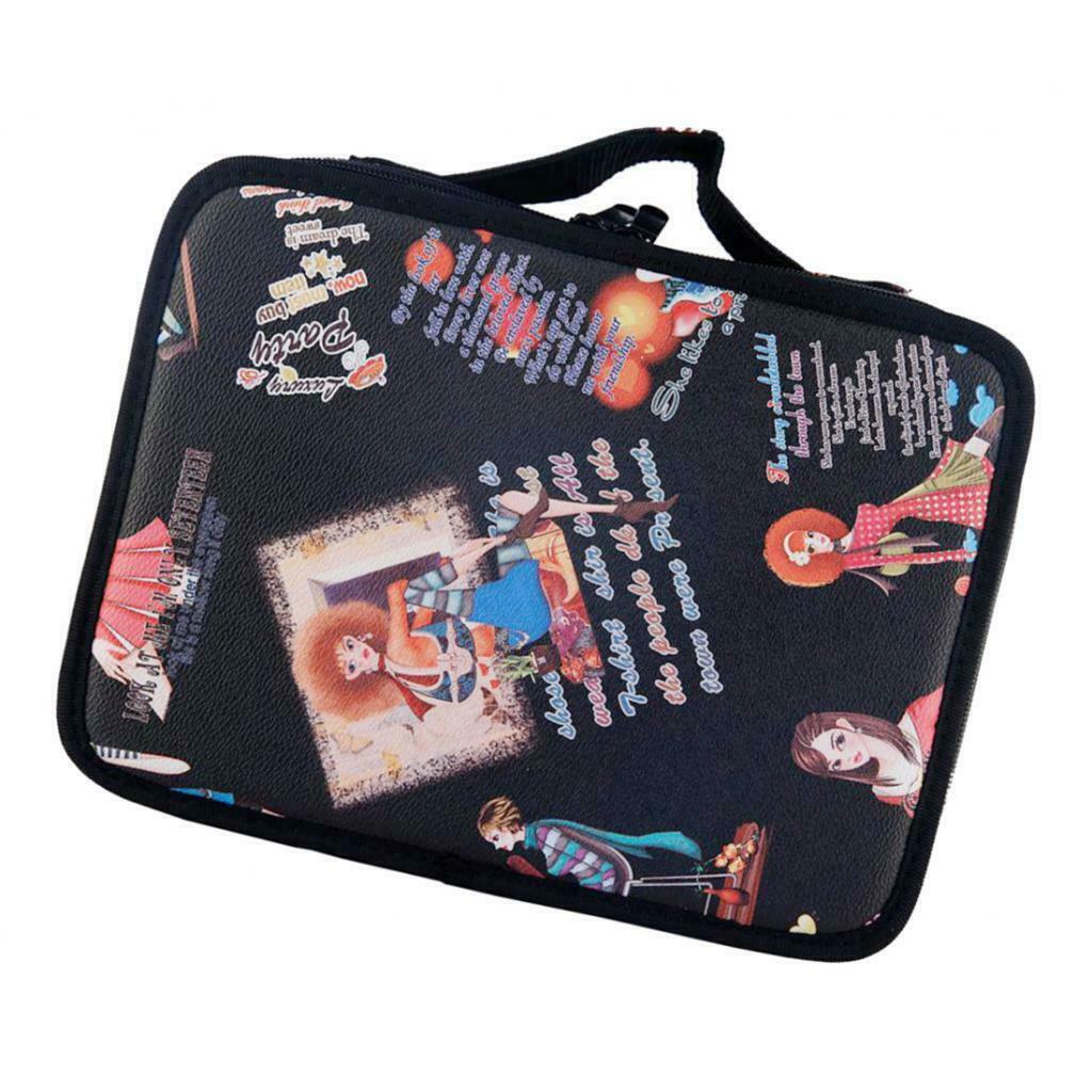 Scissors Styling Tools Case Travel Toiletries Makeup Train Case Holder Bag