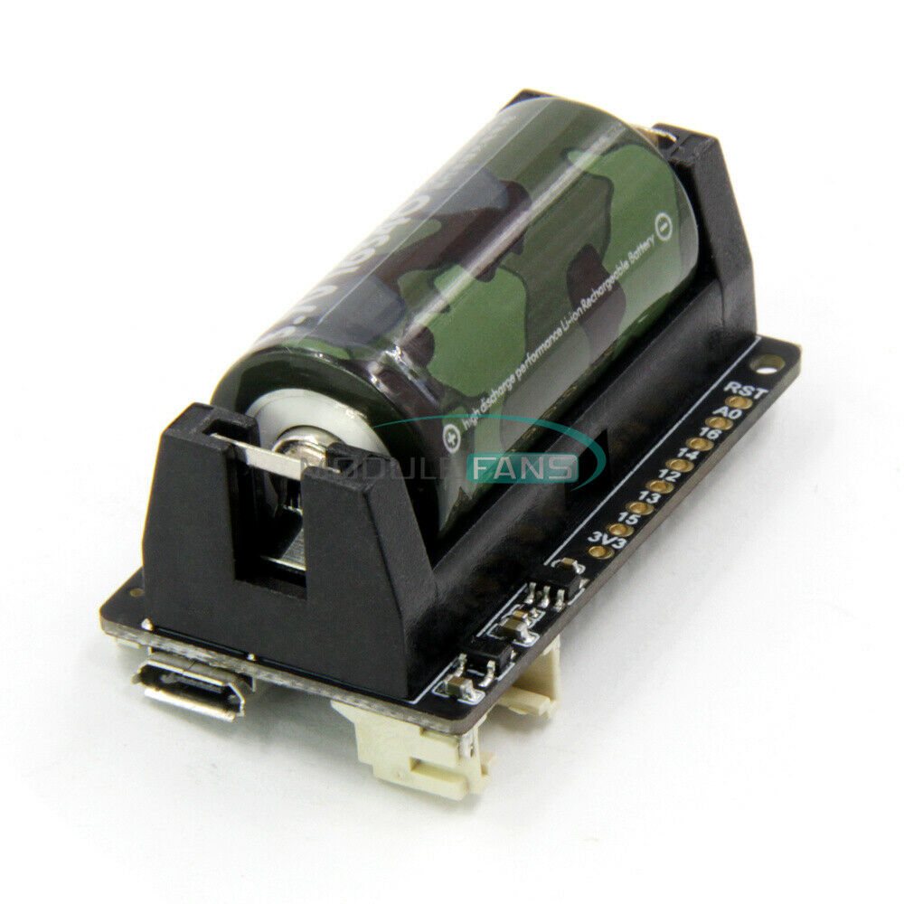 16340 Battery Rechargeable Holder Compatible MINI D1 Development Board ESP8266