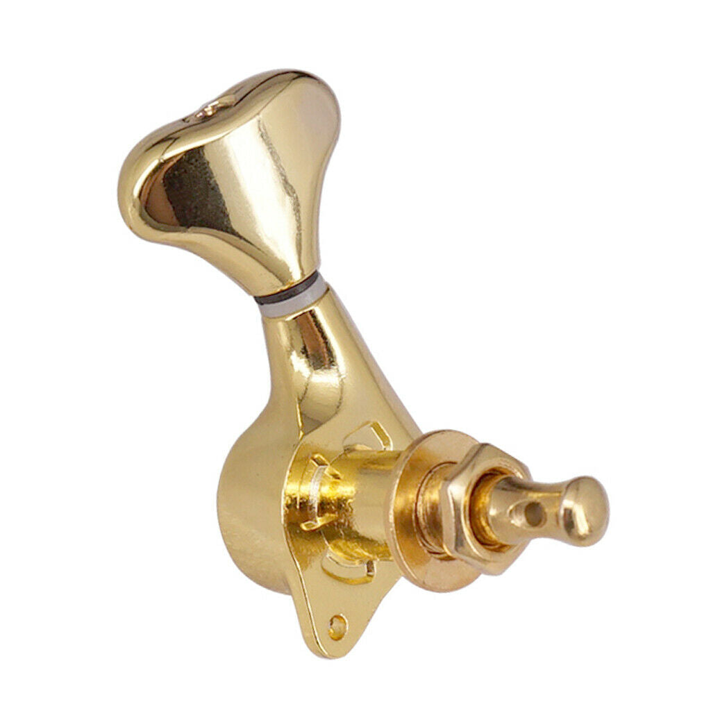 6 Piece 3R3L Iron Tuning Pegs Sealed Gears for