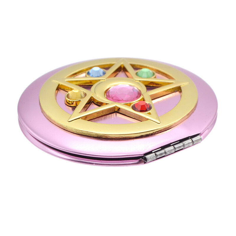 Mini Anime Sailor Moon Make up Cosmetic Mirror Portable for Lady Women Beauty