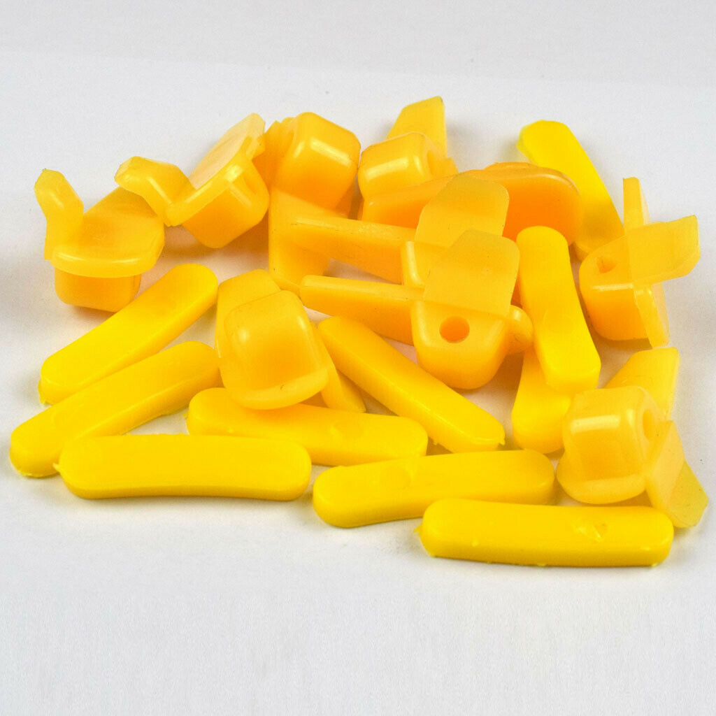 10 Pack 45mm Yellow Grilled Plastic Tire Changer Bird Head Remover Pad