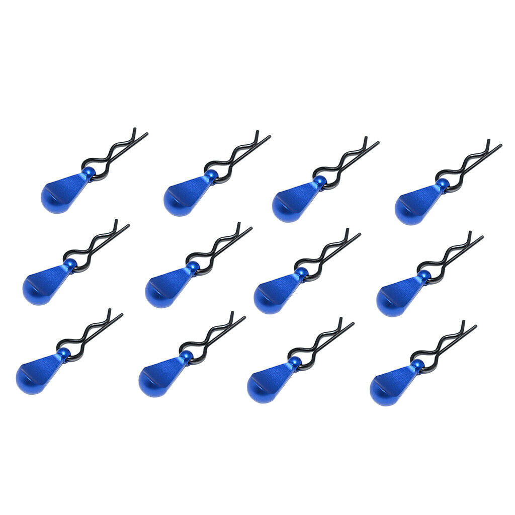 1/8 1/10 RC Car/Truck/Buggy/Crawler Metal Body Clips R-shape Upgrade Parts