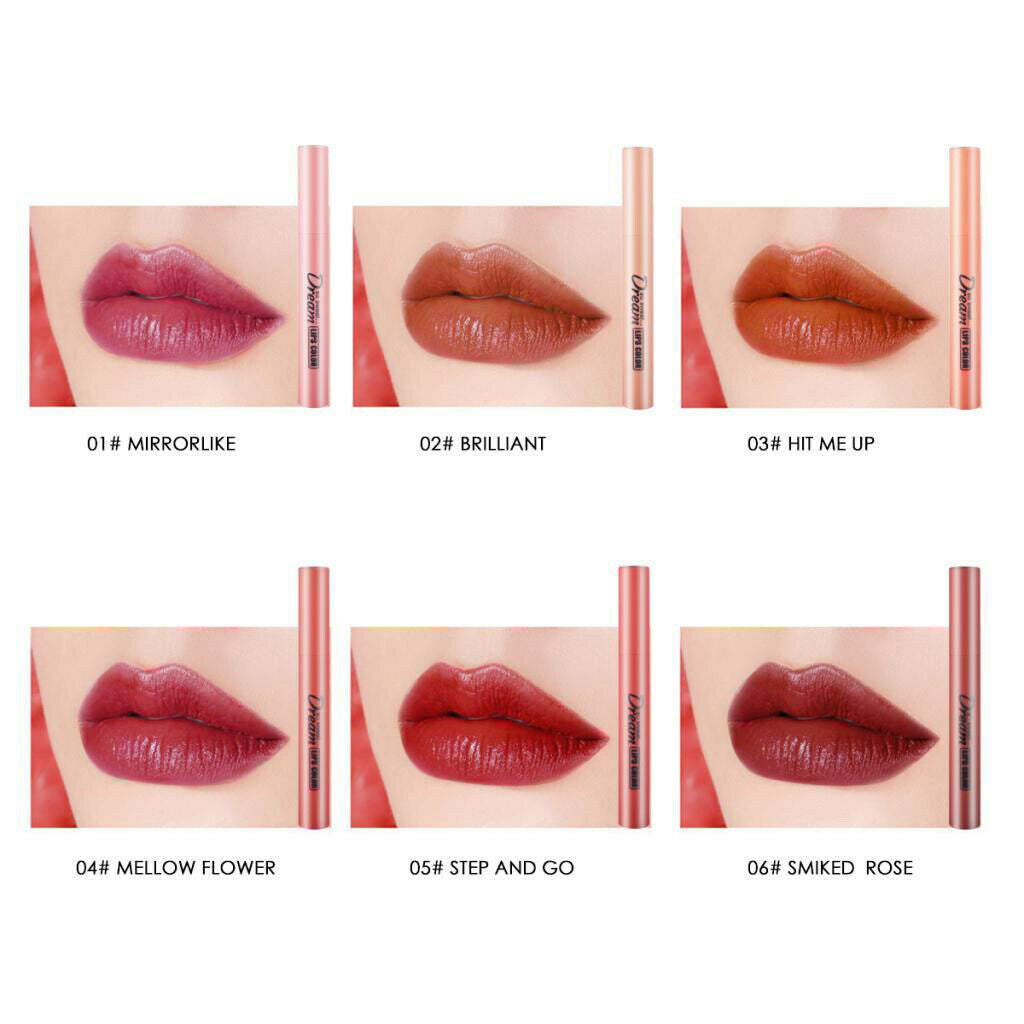 Velvety Lipsticks Set for Girls Women Waterproof Non-sticky Smooth Lip Stick