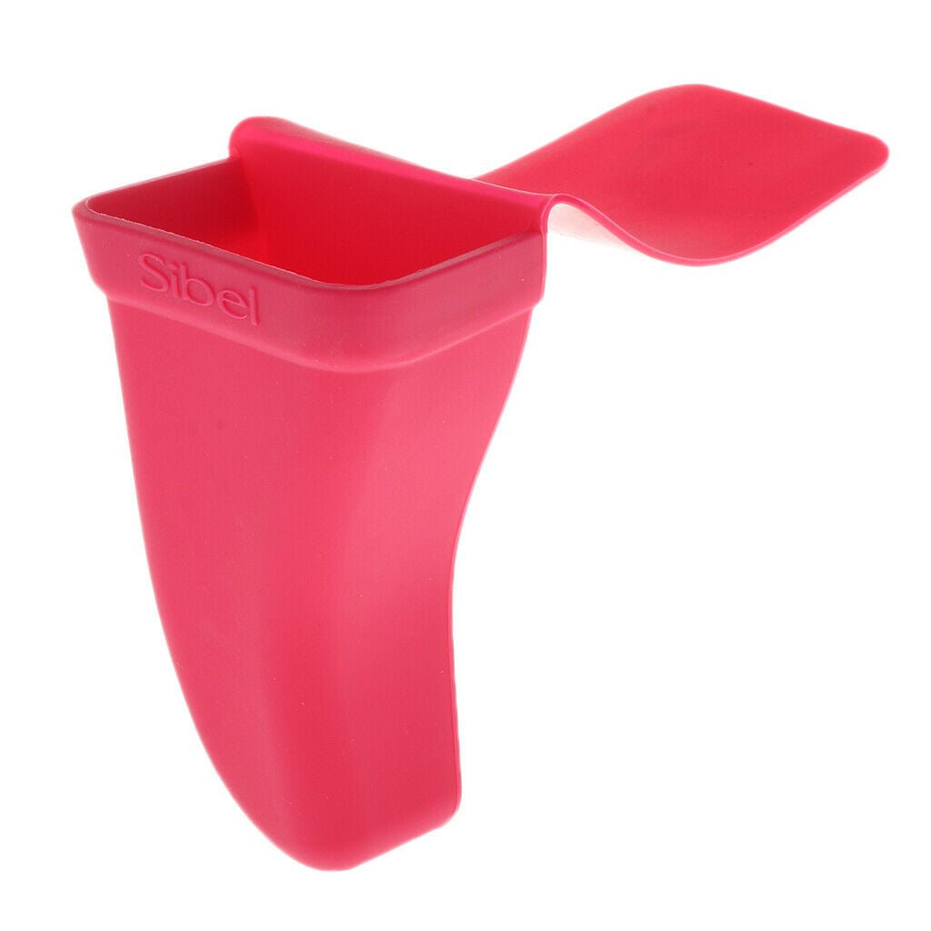 Silica gel Hair Styling Tools Storage Holder Hairdresser Organiser Rose Red