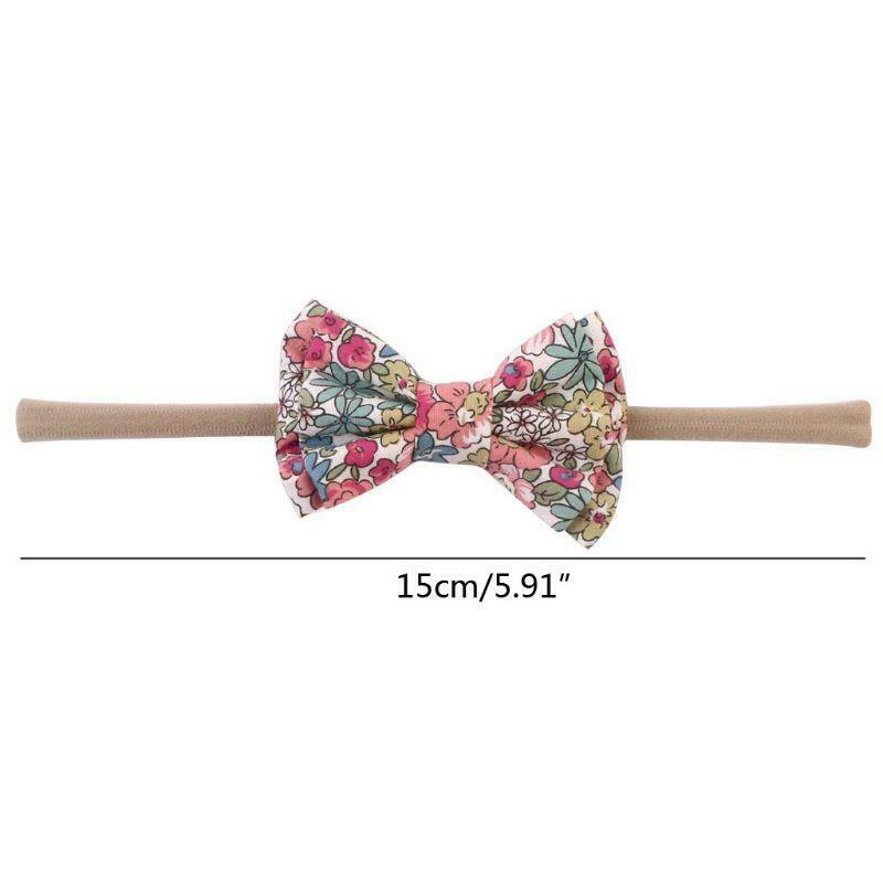 10 Pcs Baby Headbands Bows Nylon Hairbands Hair Accessories for Newborn Infant
