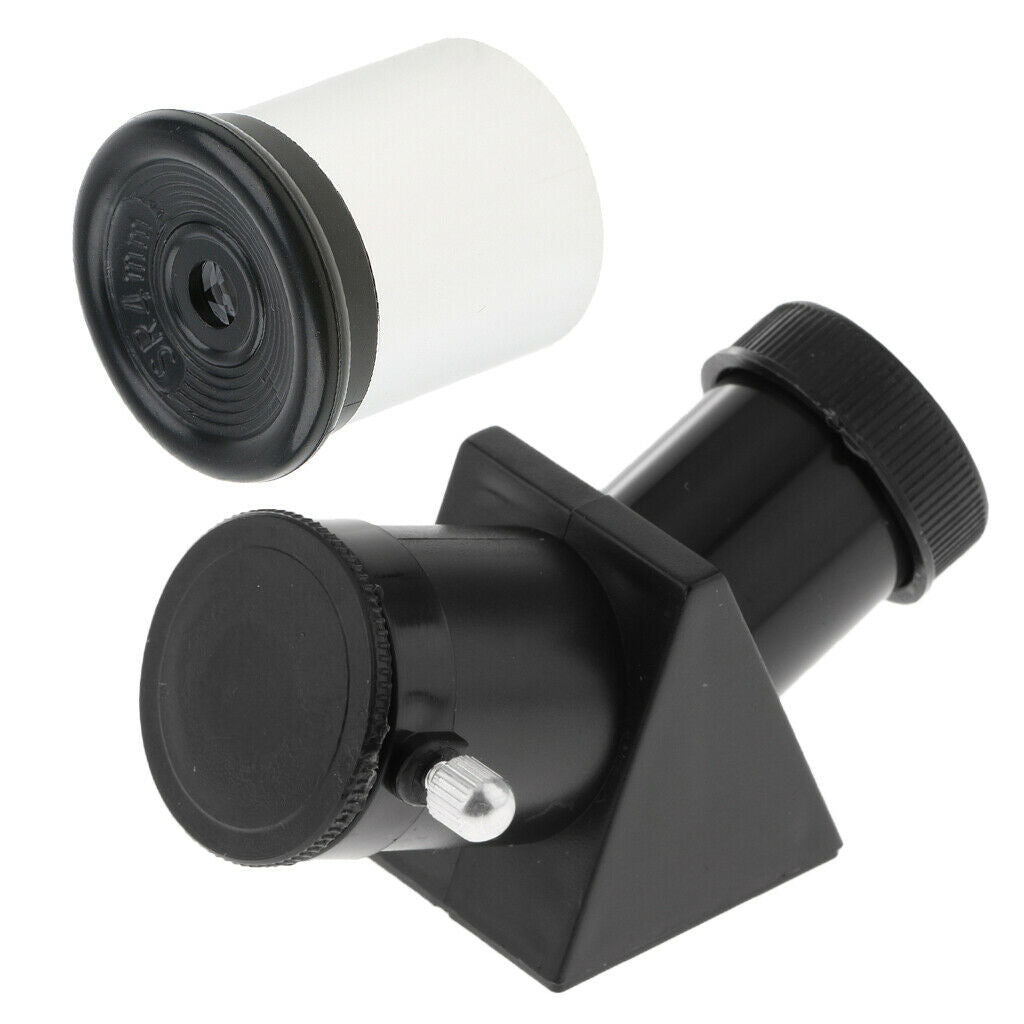 0.965" 45 Degree Star Diagonal Mirror+SR4mm Eyepiece for Astronomy Telescope