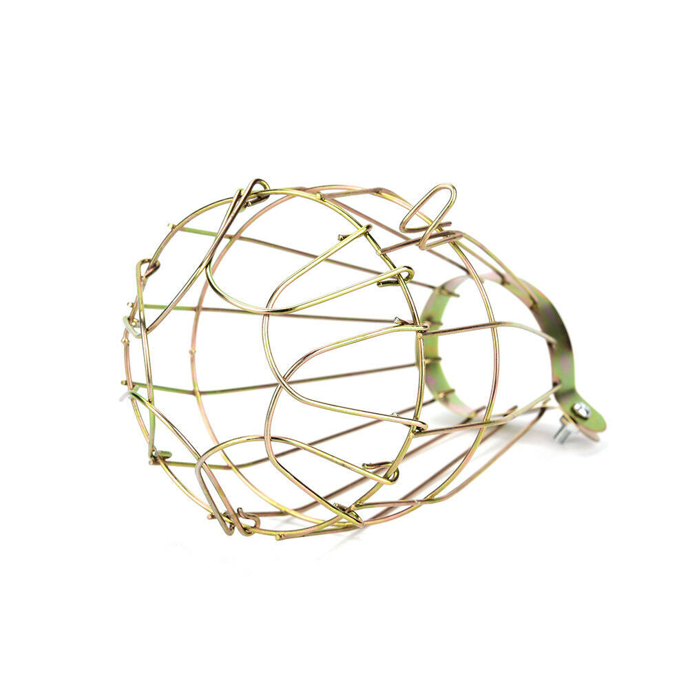 1X Iron Wire Bulb Guards Clamp Metal Lamp Cage Retro Trouble Light Parts j.l8