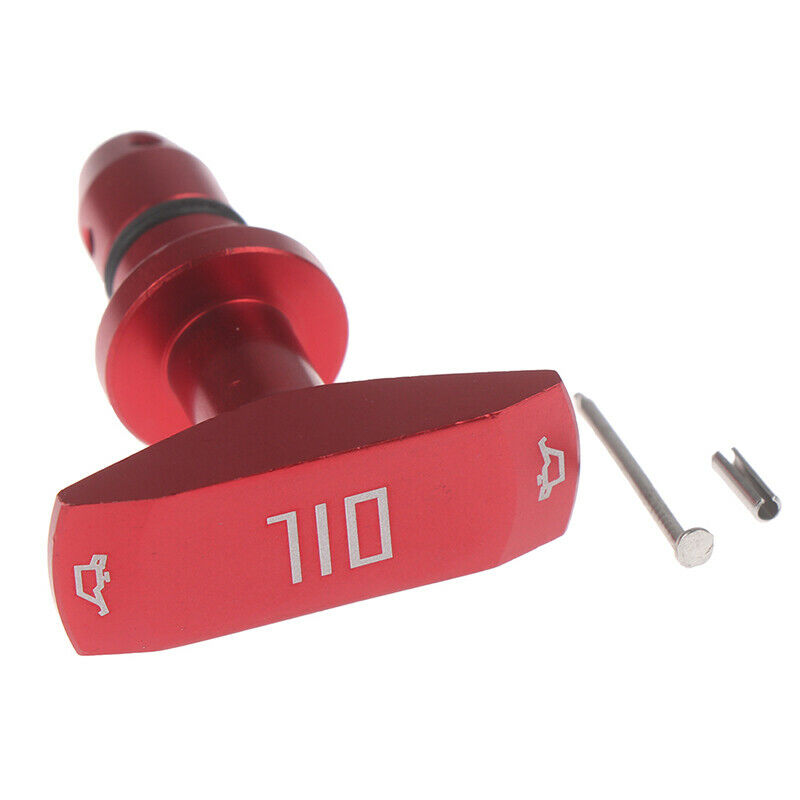 RED 1999-2011 Billet Oil Dipstick Handle Dip Stick for Mustang GT V8 GT500.ABDA