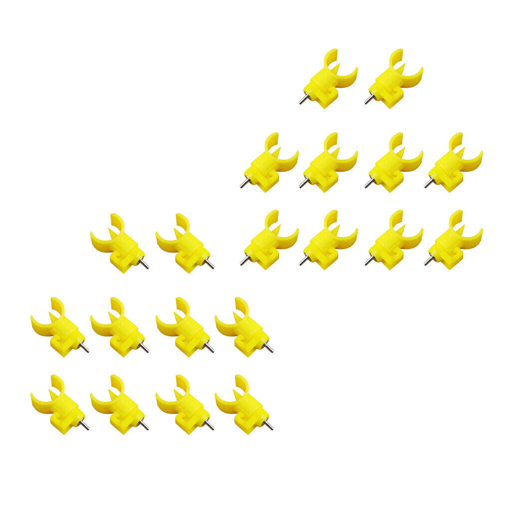 20 Pcs Chicken Water Nipple Cup Waterer Kit Accessories Suitable for Poultry