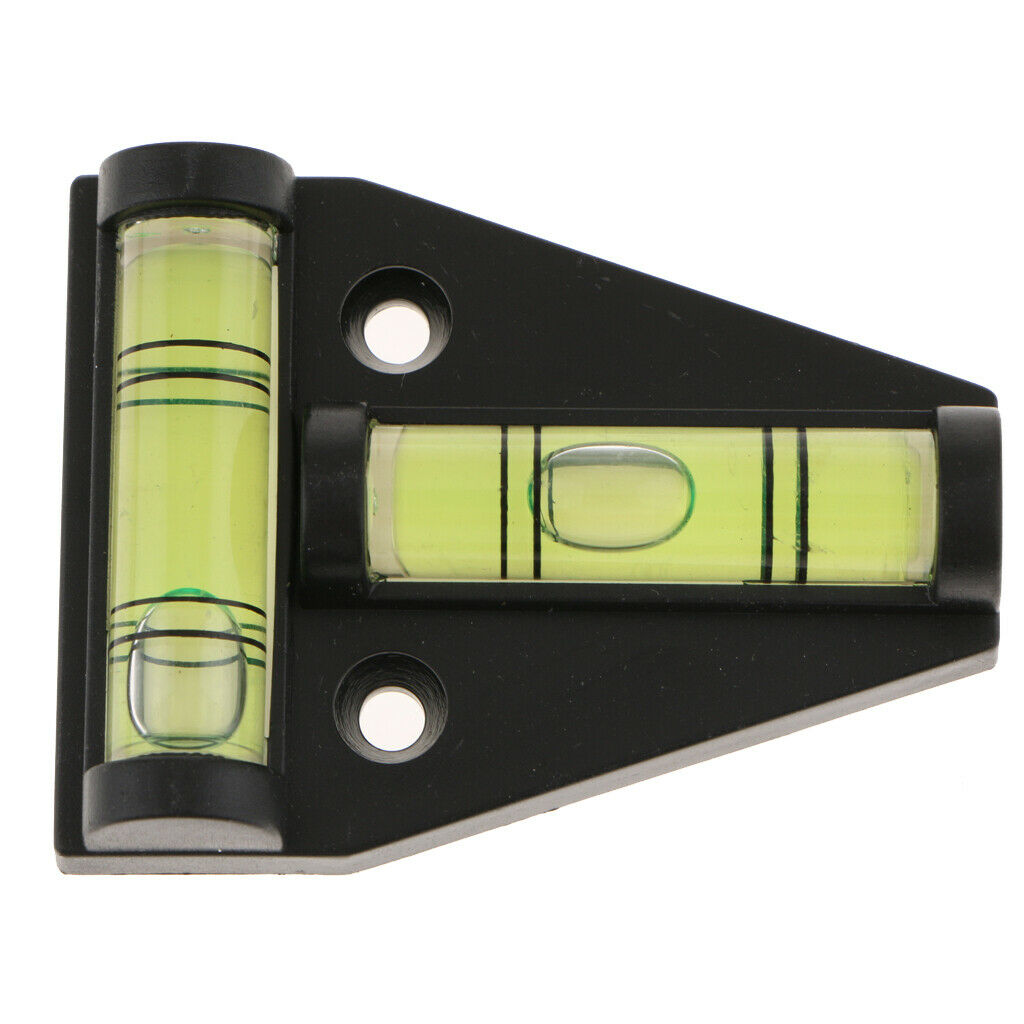 2Piece T-Type Mini Bubble Spirit Level Measuring Device Triangular Indicator