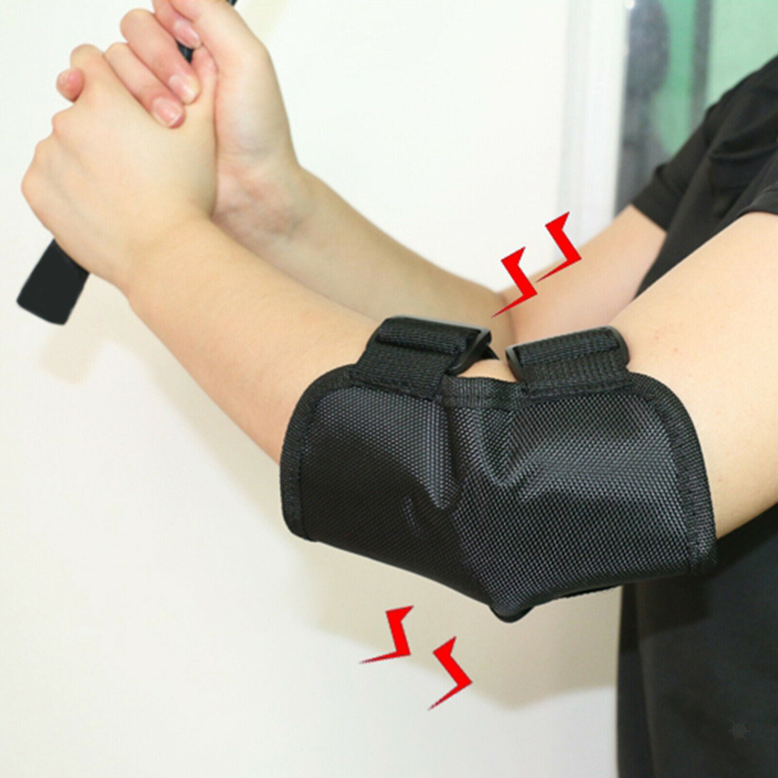 Golf Straight Swing Practice Training Aid Elbow Support Brace Arm Band Corrector