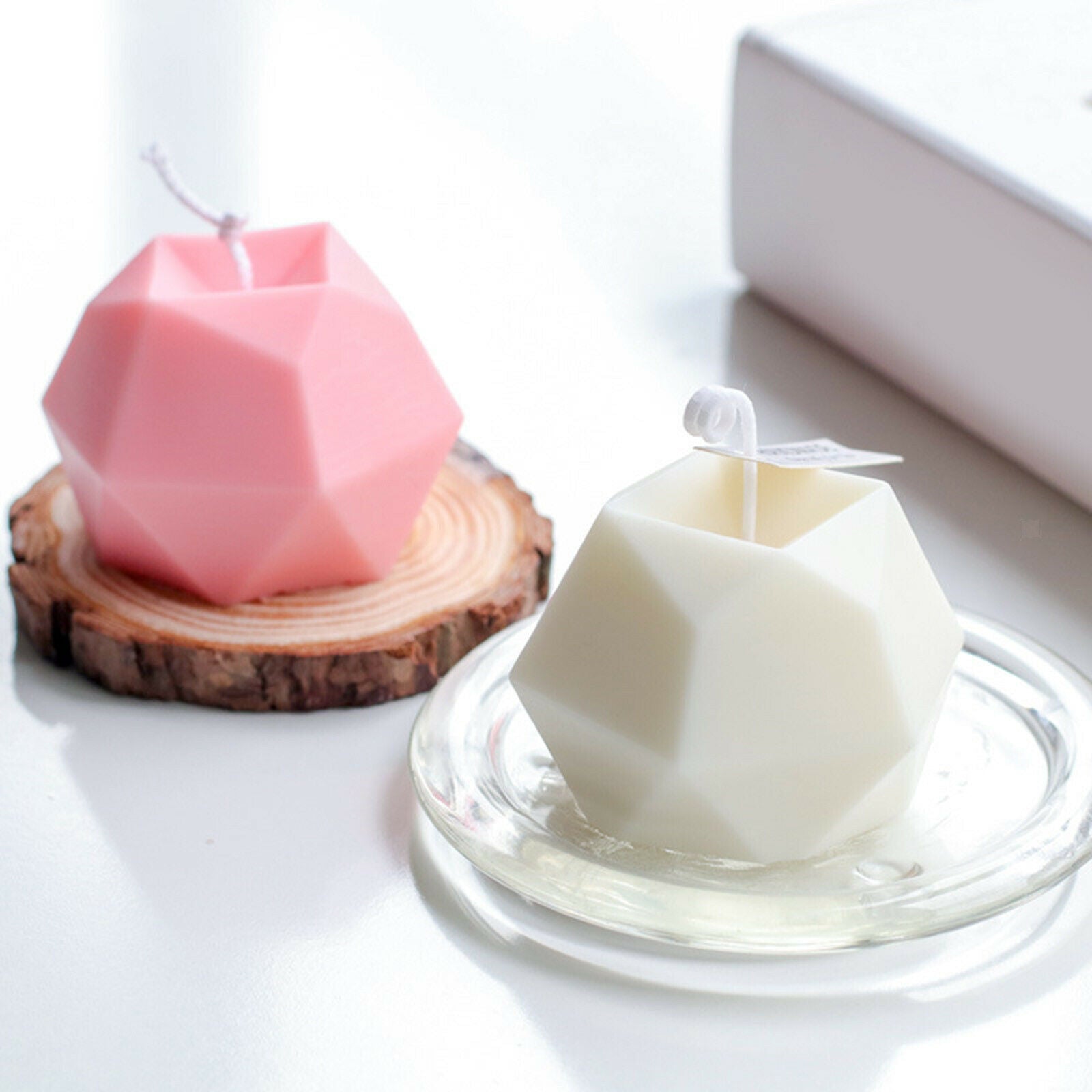 Candle Mold Diamond Soap Mould DIY Arts Decoration Kits Molds Crafting