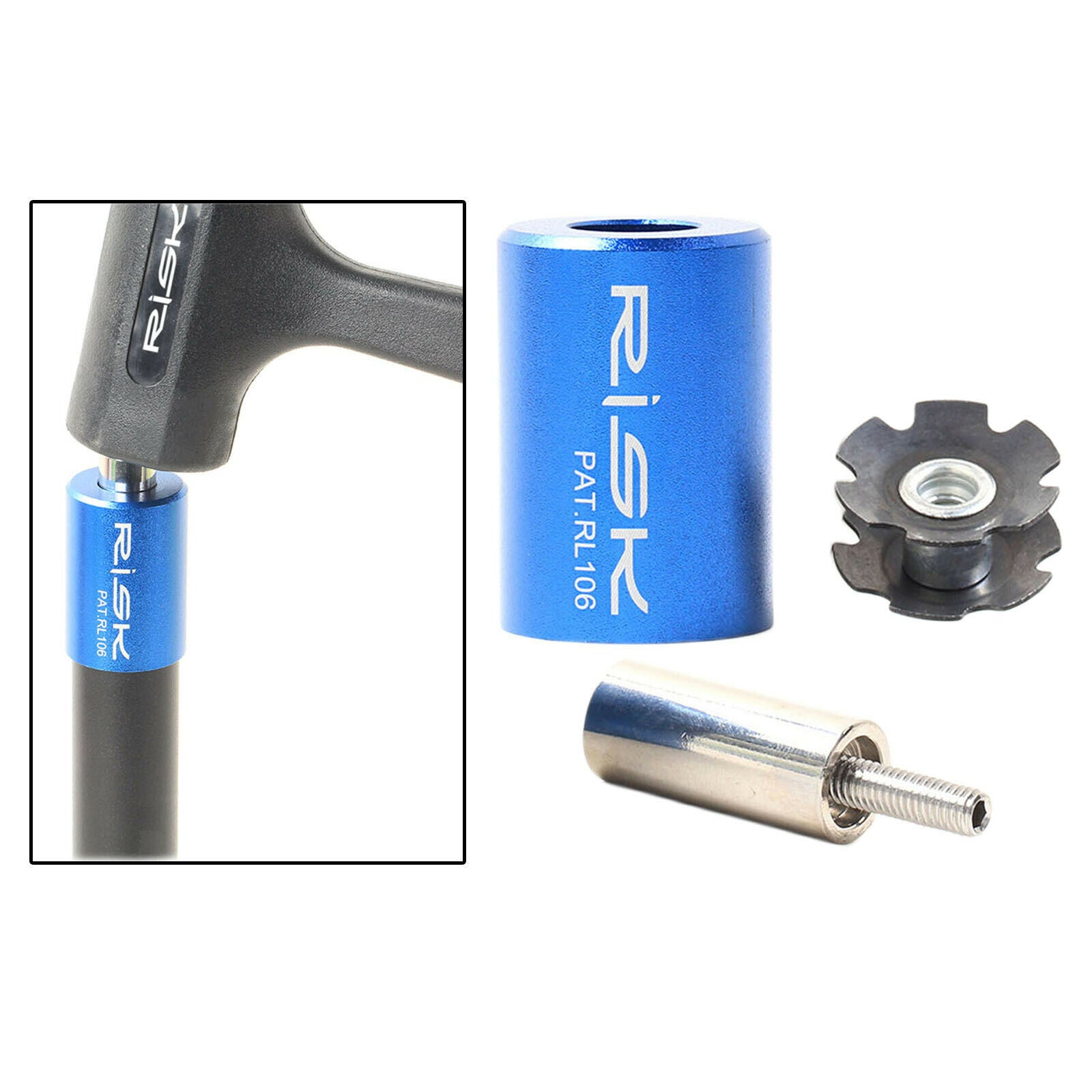 Bike Headset Driver Star Nut 28.6mm Installer Insert Tube Cycle Repairing