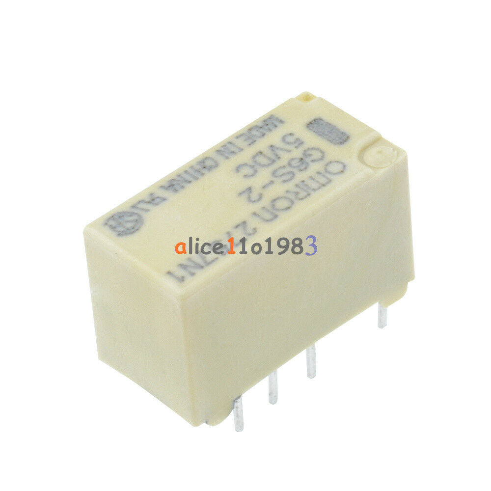 10PCS 5V Relay G6S-2-5VDC 250VAC/DC220V 2A 8PIN for Omron Relay