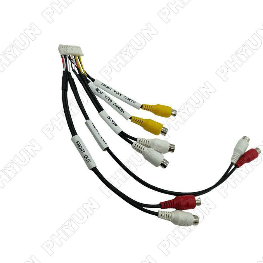For ILXW650 ILX-W650 ILX-W650E Front RCA Harness Cable Wire Connector Adapter