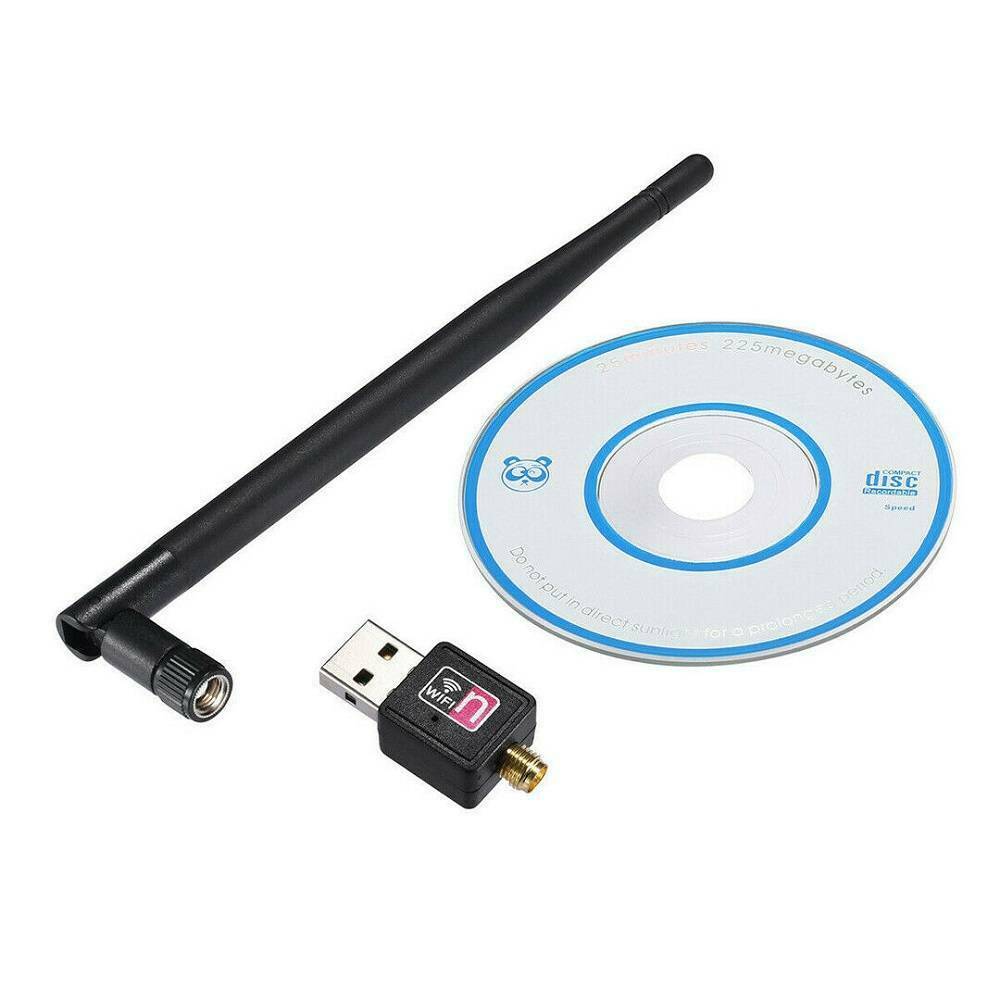 600Mbps Wireless USB Wifi Adapter Dongle Dual Band 2.4G/5GHz with Call Antenna_