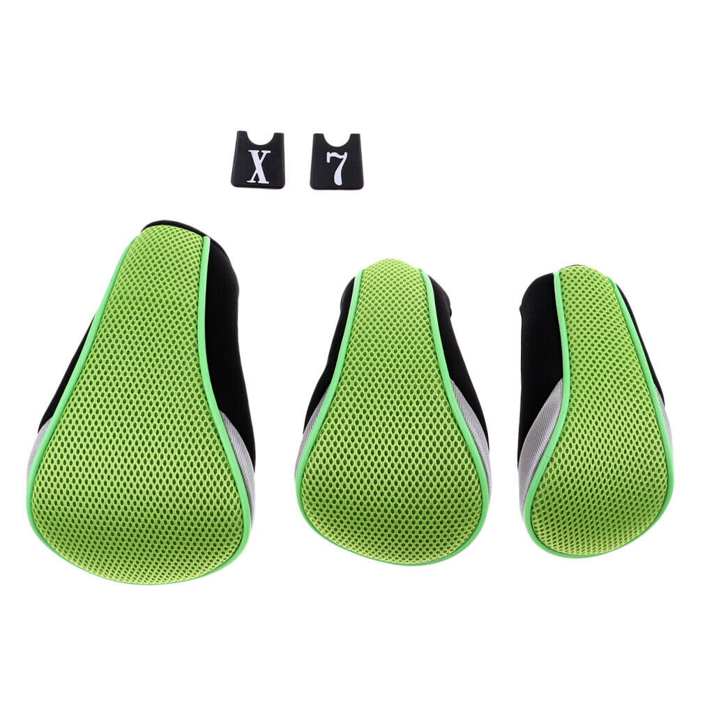 3x golf headgear Golf wood driver protection headgear