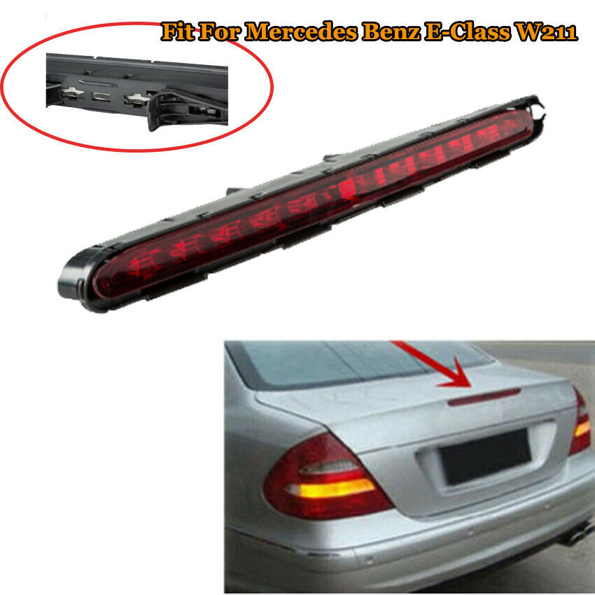 3rd Rear Brake Stop Light Lamp Red Lens For Mercedes Benz E-Class W211 E280 E500