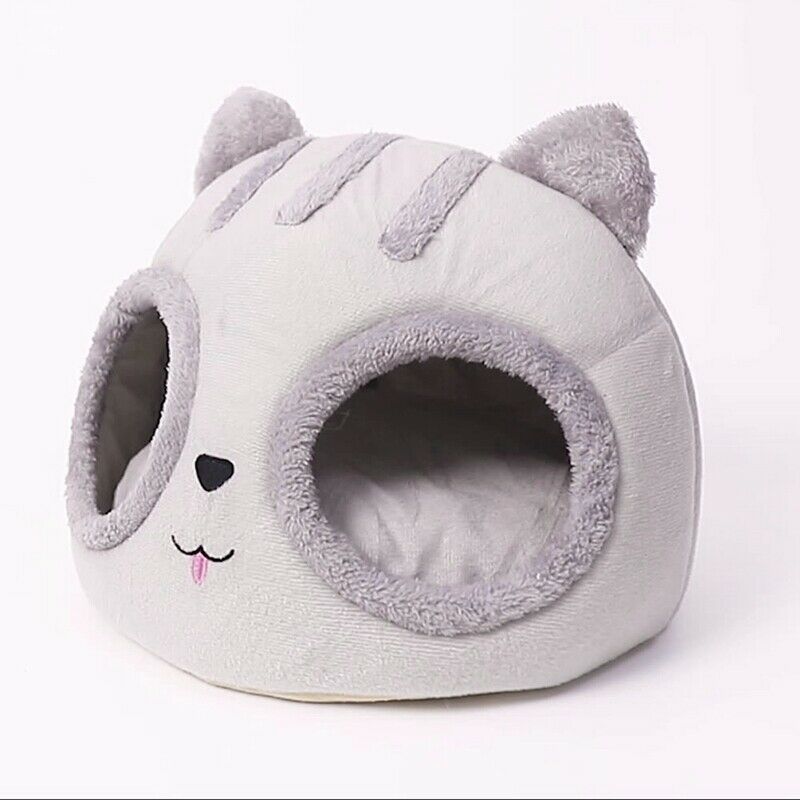 Cat House for Indoor Cats Cat Home Pet Felt Warm Cozy Caves Cat Hut Covered S4B3