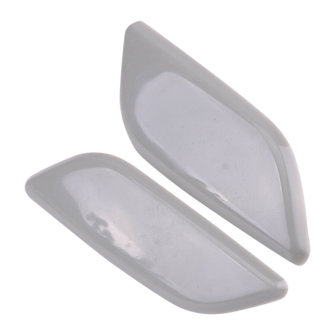 2x Grey Front Bumper Headlight Washer Nozzle Cover Cap Fit for Mazda 3 AXELA