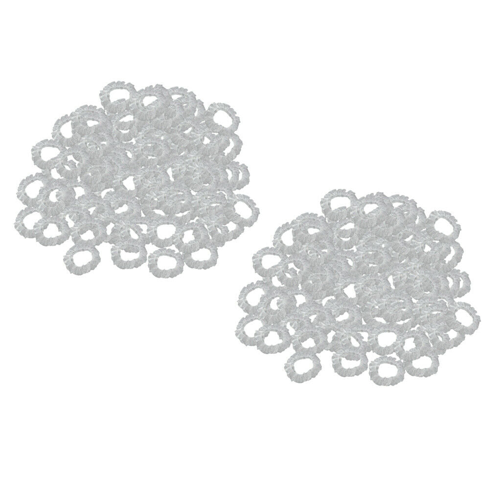 200Pcs Disposable Steering Wheel Covers Elastic Anti-dust Clear Cover for