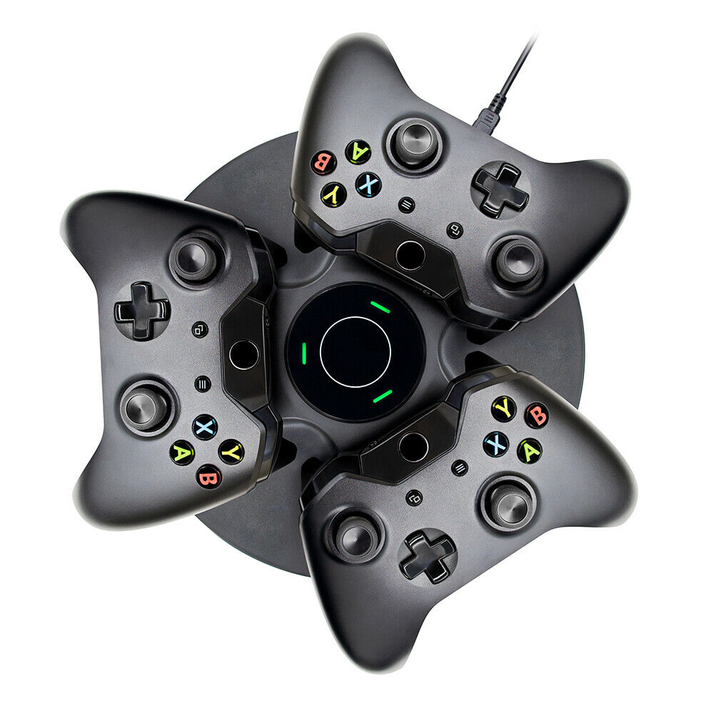 3 in 1 Charging Dock Station for Xbox One with Rechargeable Battery Packs Stand