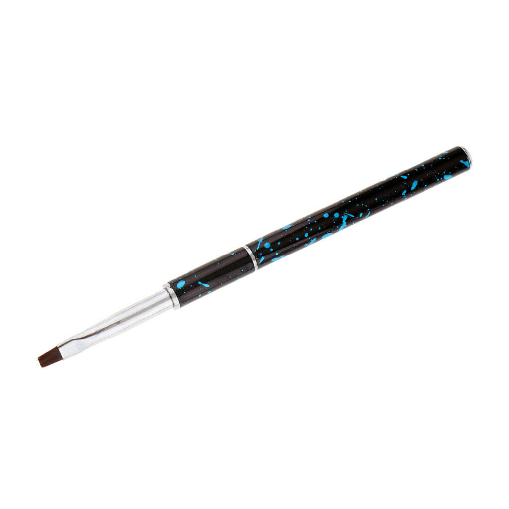 Mermaid UV Gel Nails Polish Nail Art Drawing Painting Pen Brushes 03Blue