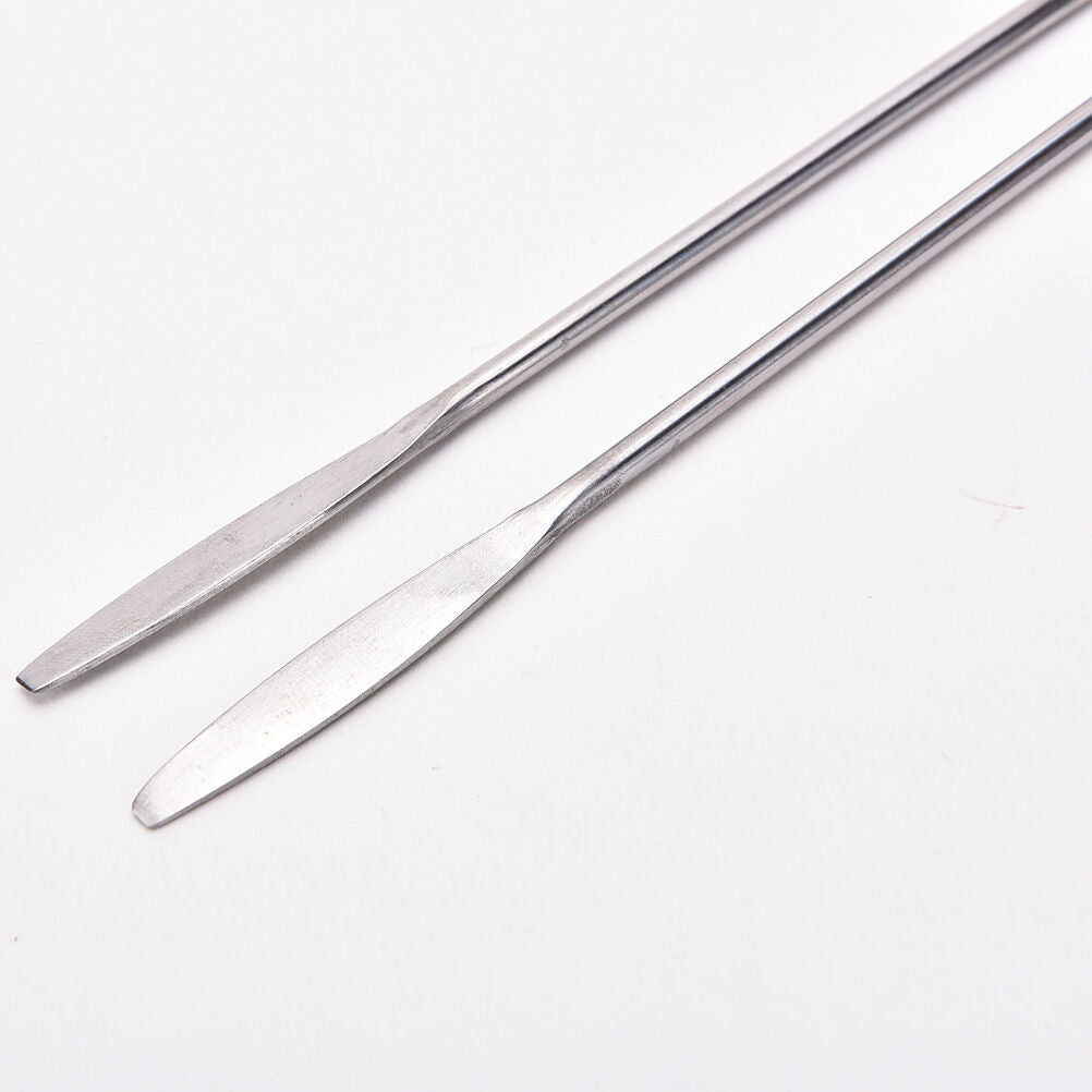 1Women Stainless Steel Nail Art Makeup Palette Spatula Tone Rods Tool Beauty.DD