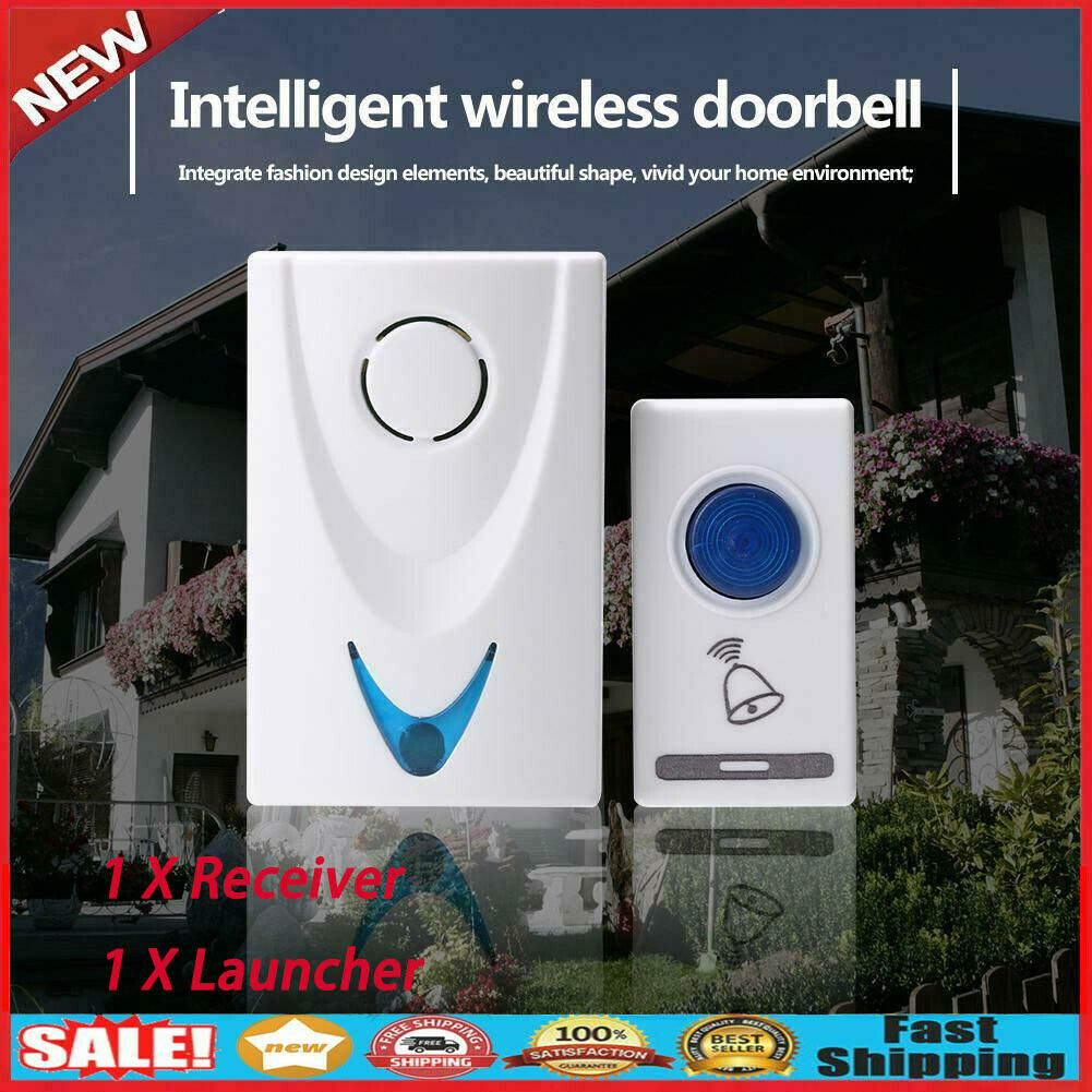 100m Remote Control Wireless Home Security Smart Doorbells Alarm Door Bell