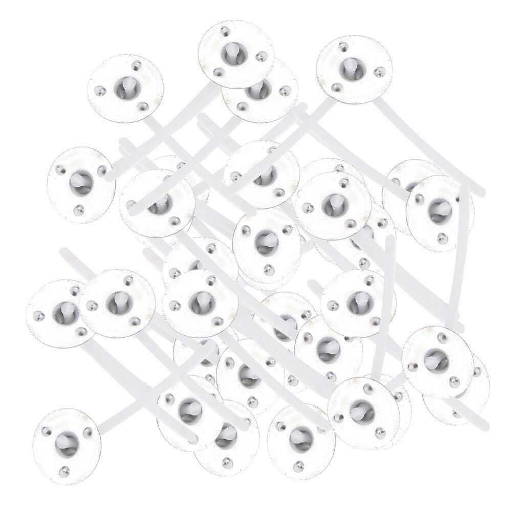 200 Pack Pre Waxed Candle Wicks With Sustainers For Making Tea light Candles