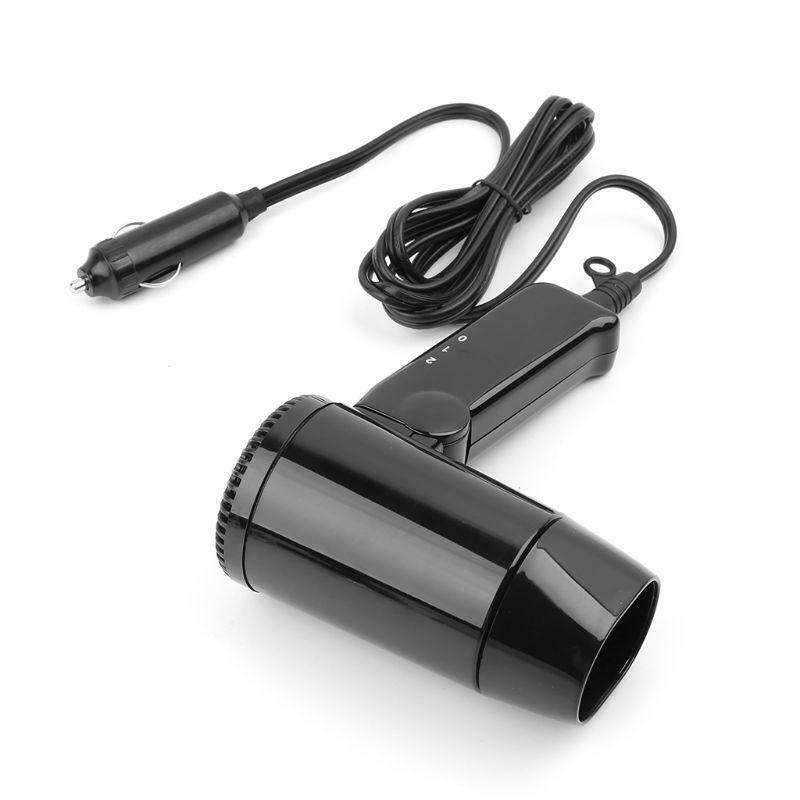 Portable 12V Car-styling Hair Dryer Hot & Cold Folding Blower Window Defroster