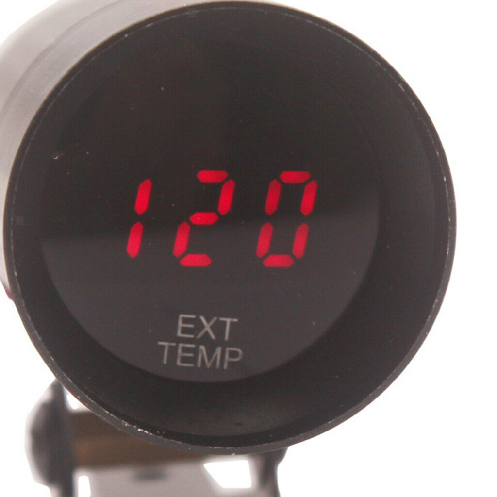 1.5" / 37mm Digital LED Exhaust GAS Oil Temp EGT Gauge w/ Sensor for Vehicle
