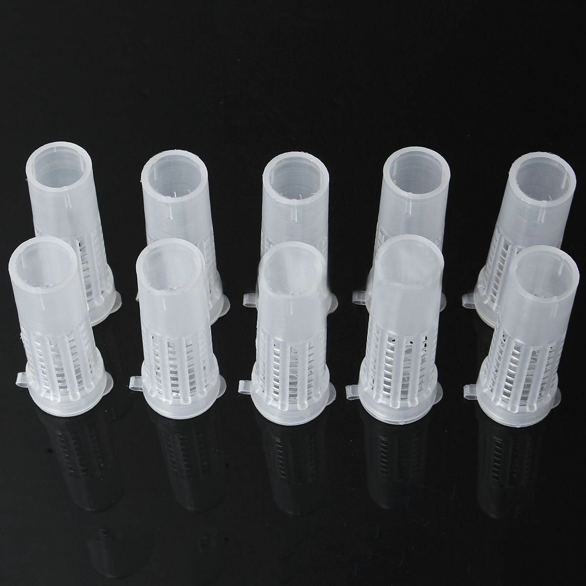 Plastic Beekeeping Cup Kit Holder  Rearing Cages Supplies Set