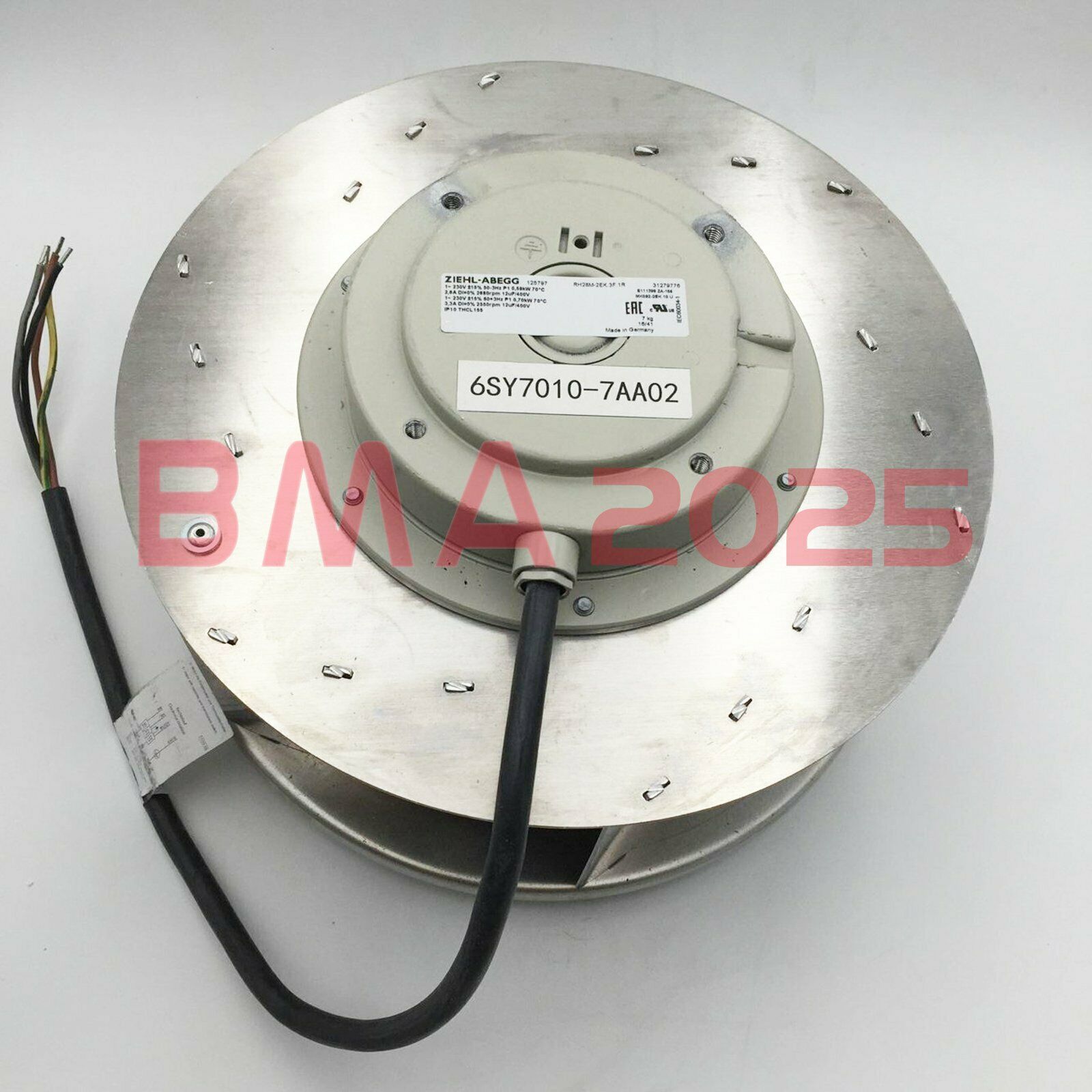 1PC New ZIEHL-ABEGG Centrifugal fan RH28M-2EK.3F.1R 1year warranty DHL free Ship