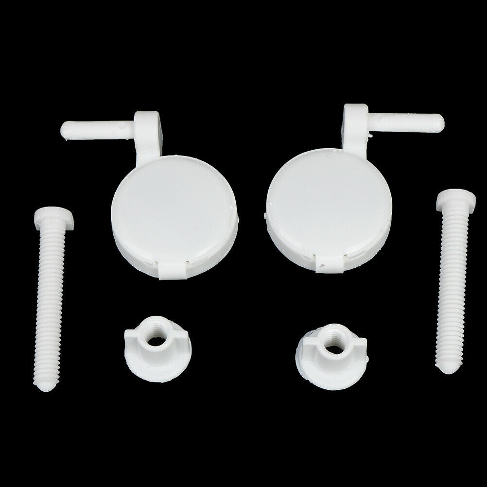 2pcs Plastic Toilet Seat Screws Fixings Fit Toilet Seats Hinges Repair To.l8
