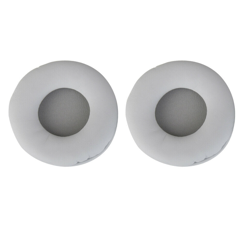 Pair Headphone Replacement Earpad Cushion for   MDR-ZX600 White with Grey