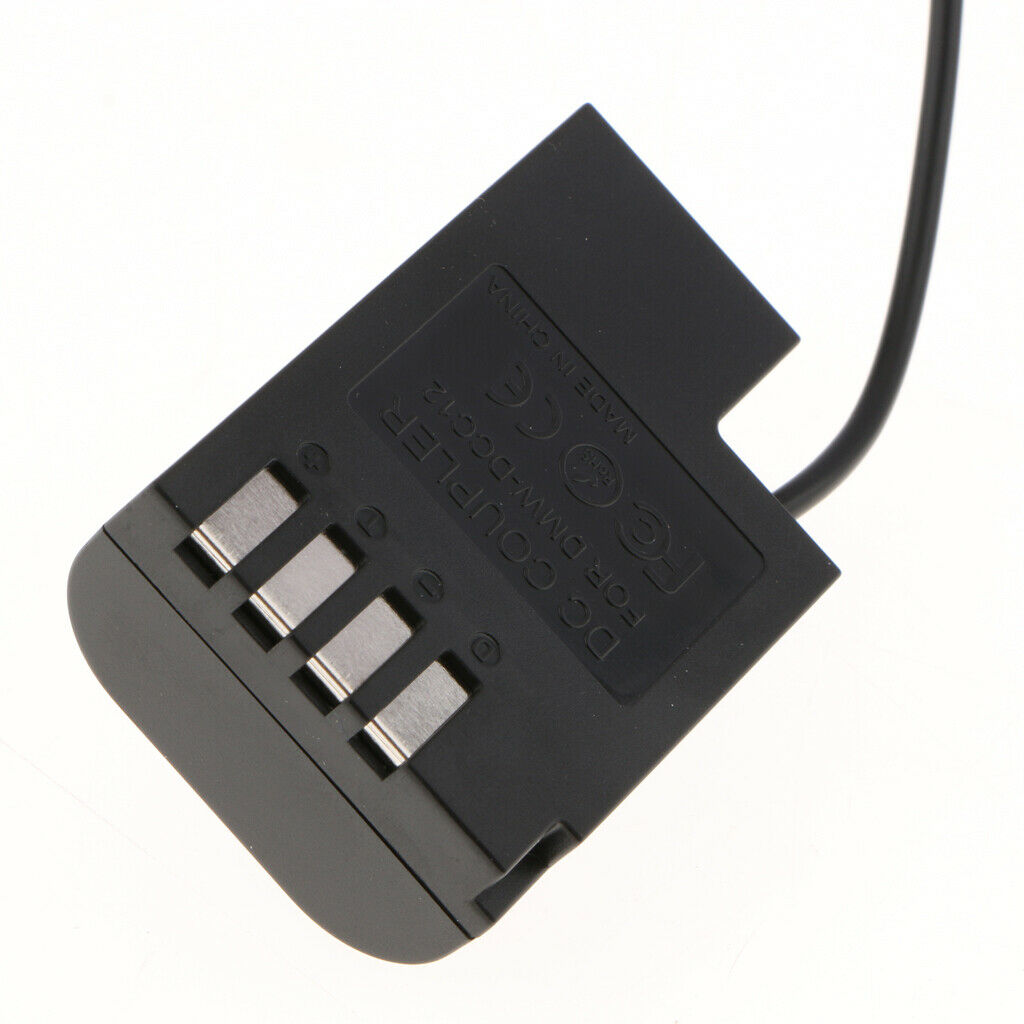 DMW-DCC12 Dummy Battery for   GH5 GH4 GH3 Camera DC Coupler DMW-AC8 AC