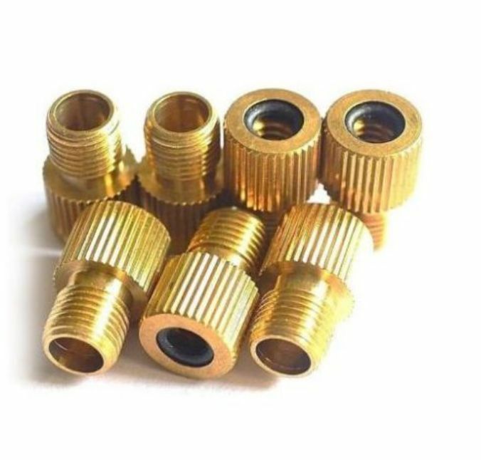 2pc Presta to Schrader Valve Adapter Converter Bike Cycle Road Bicycle Tube Pump